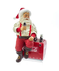 10.5" Fabriché™ Coca-Cola® Santa On Cooler