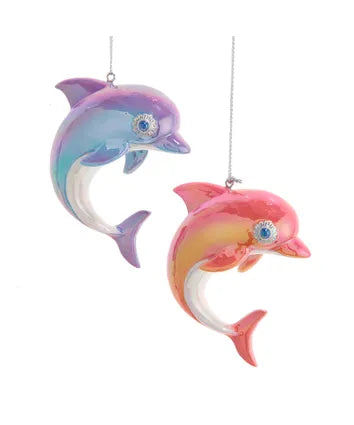 Colorful Dolphin Ornament