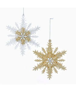 Acrylic 3D Snowflake Ornament
