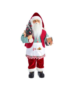 18" KSA Kringles Santa With Gingerbread House