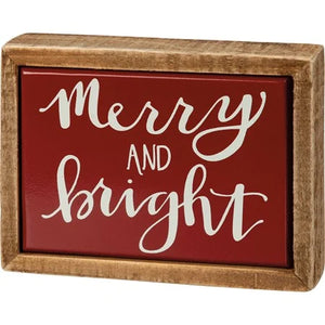 Christmas Box Sign Minis