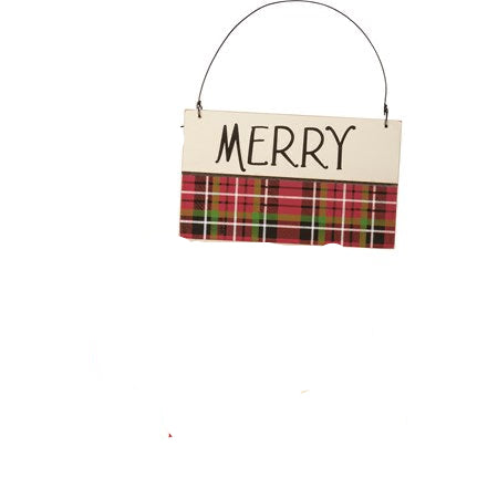 Believe Merry Peace Ornament