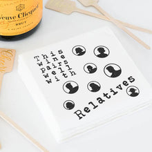 This Wine Pairs Well With Relatives | Funny Napkins