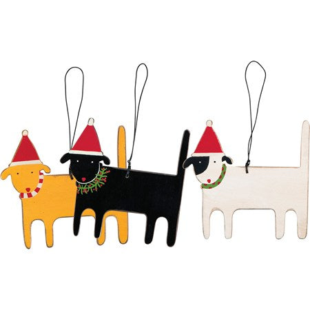 Christmas Dogs Ornament