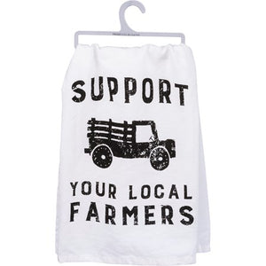 Support Your Local Farmers Kitchen Towel
