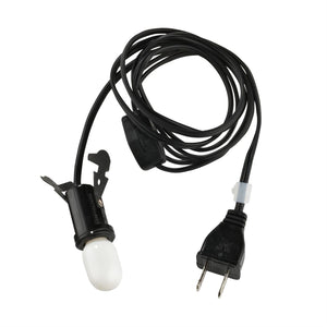 Vlg Single Cord w/ Bulb, Black