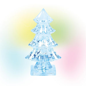 Lit Ice Castle Tree