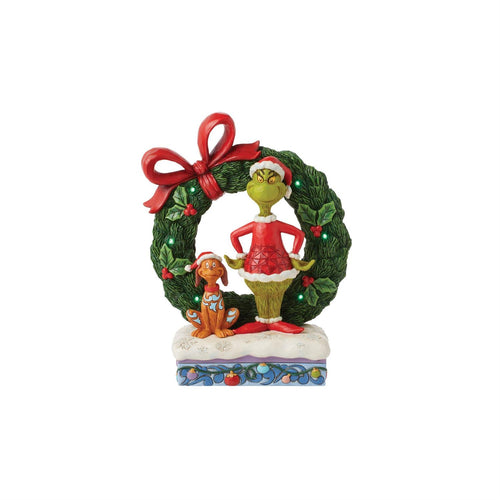 Grinch & Max in Wreath Fig