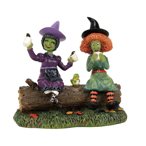 Jitter Witches Snow Village Halloween collection