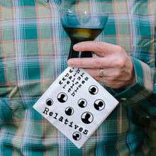 This Wine Pairs Well With Relatives | Funny Napkins
