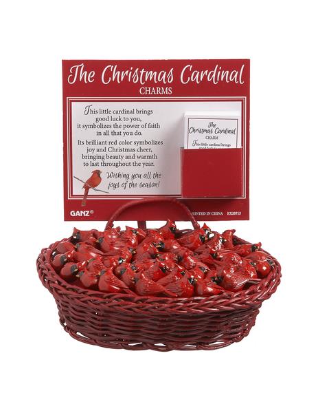 The Christmas Cardinal Charms