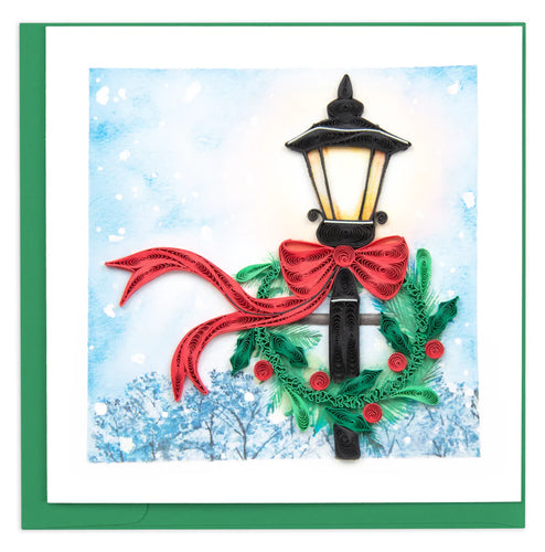 Quilled Holiday Lamp Post