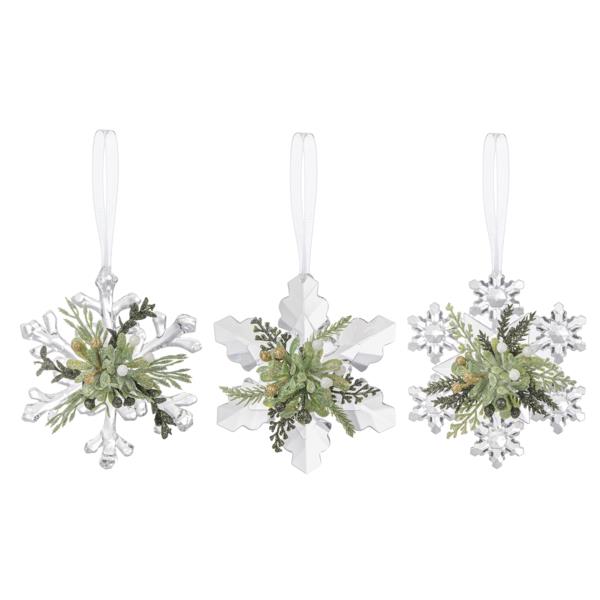 Mistletoe Snowflakes