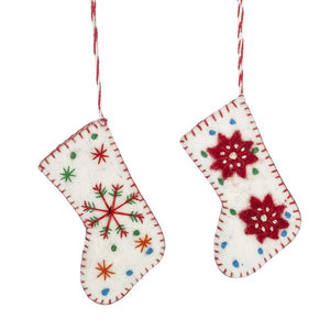 Snowflake Stocking Ornament
