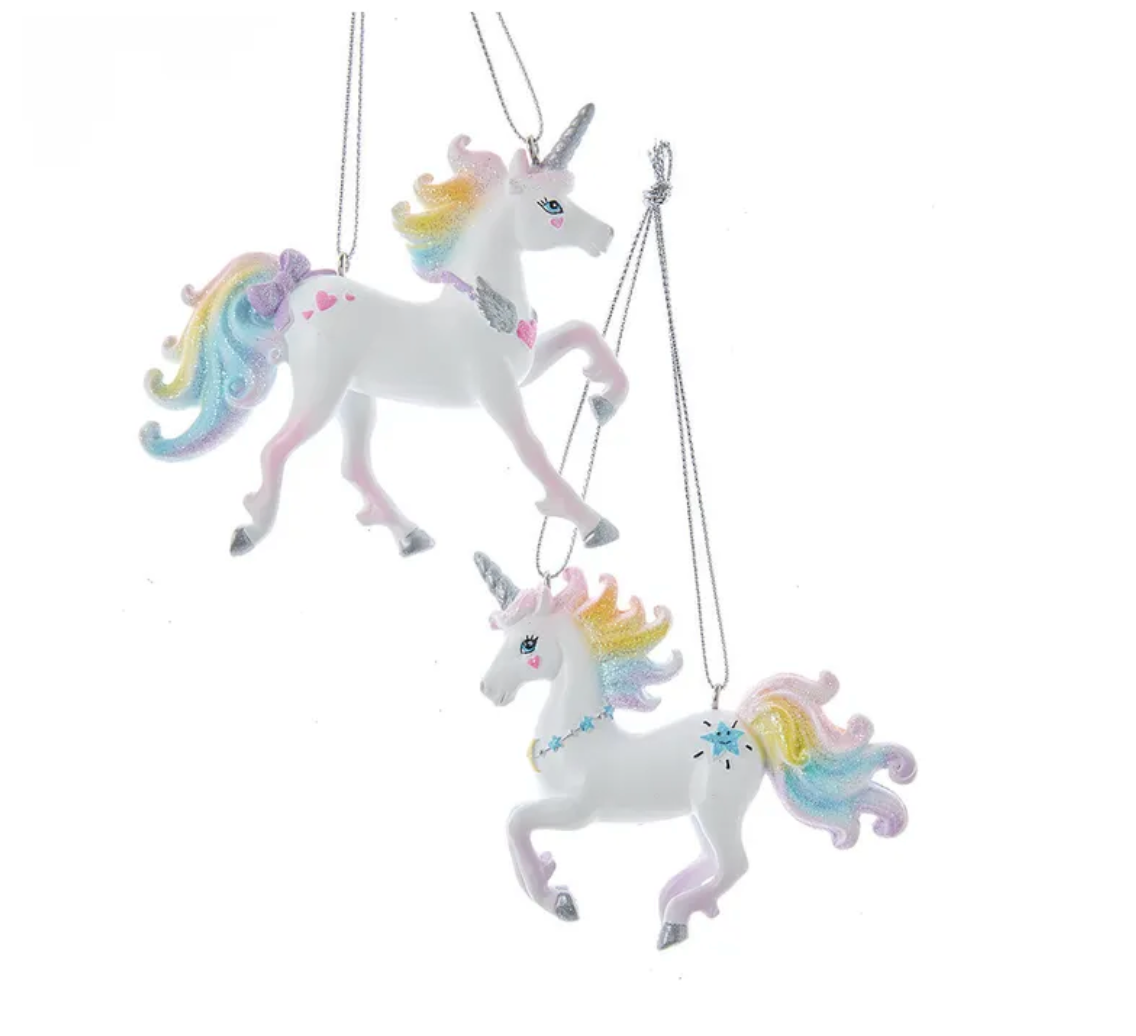 Standing Unicorn Ornament