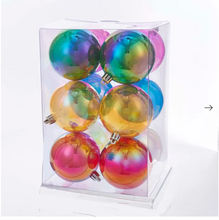 70MM Shatterproof Multicolor Iridescent Ball Ornament