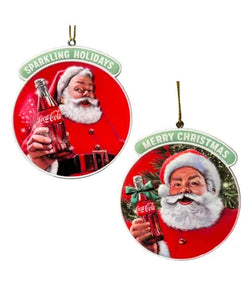 Coca-Cola® 3-D Printed Santa Ornament
