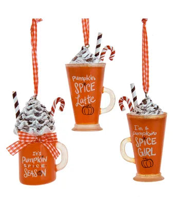 Pumpkin Spice Coffee Ornament