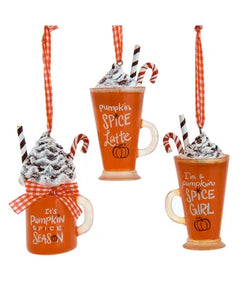 Pumpkin Spice Coffee Ornament