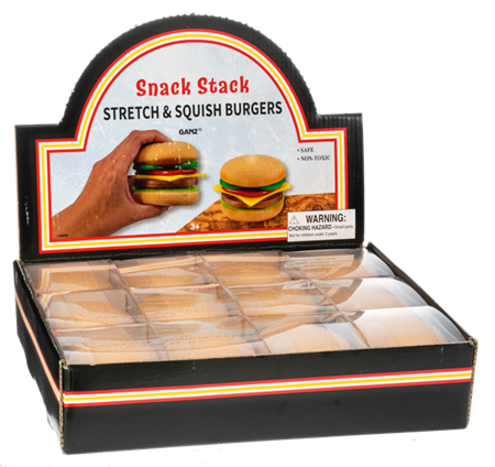 Snack Stack Stretch & Squish Burger