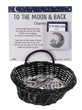 I Love You to the Moon and Back Charms