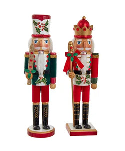 15" Holly and Berries Nutcracker