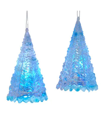 Battery Operated RGB LED Light Up Christmas Tree Ornament