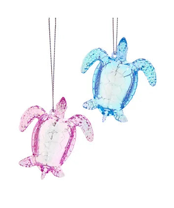 Iridescent Sea Turtle Ornament