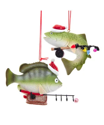 Fish Fishing Ornament