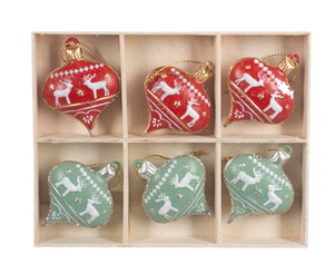 Deer Drop Ornament Boxed Set