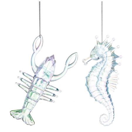 Lobster & Seahorse Ornament