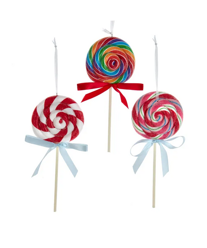 Sweet & Swirly Lollipop Ornament