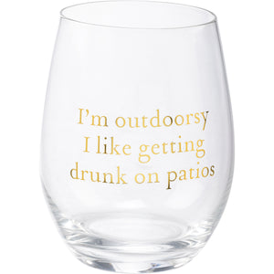 Wine Glass - I'm Outdoorsy