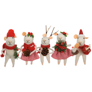 Critter Set - Christmas Mice
