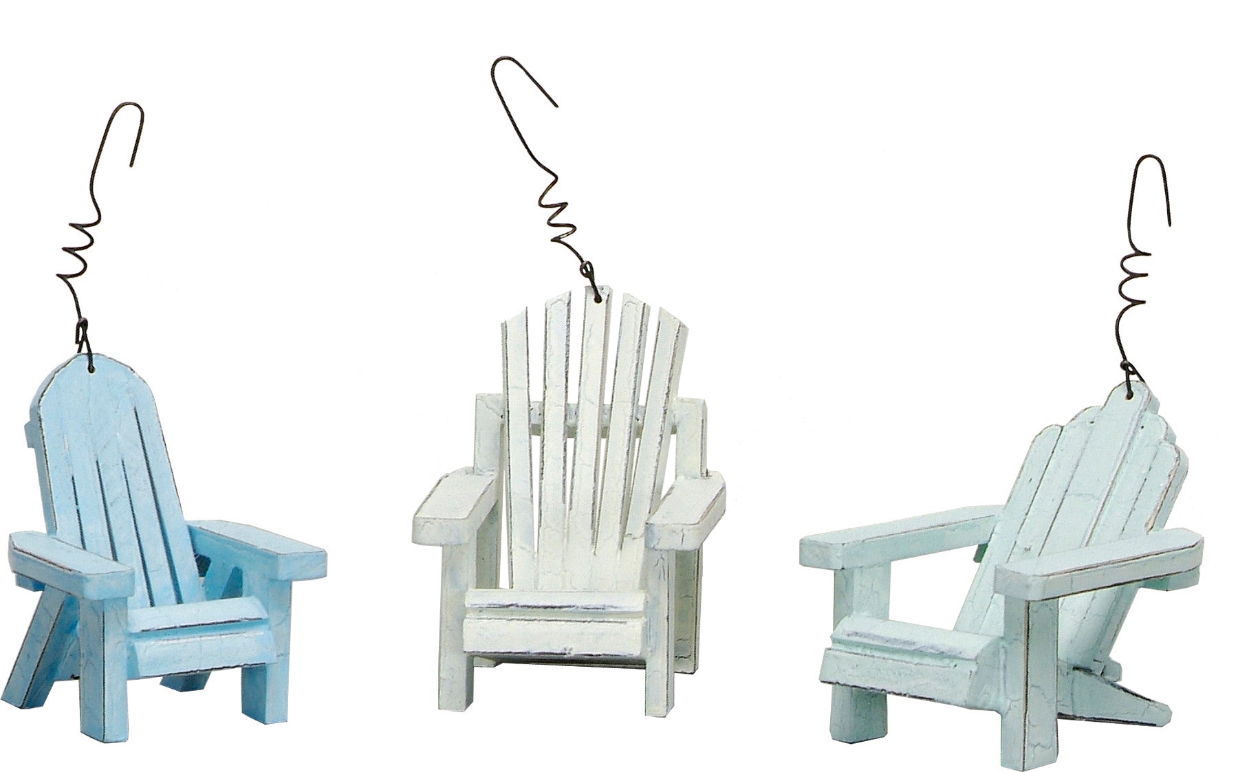 Ornament Set - Beach Chairs