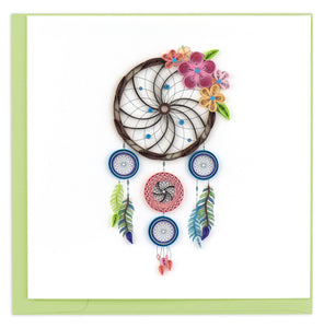 “Dreamcatcher” Quilled Greeting Card