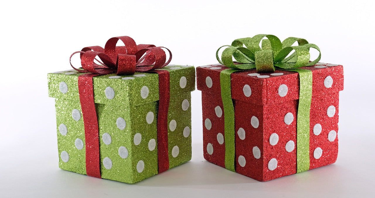 Polka Dot Gift Boxes