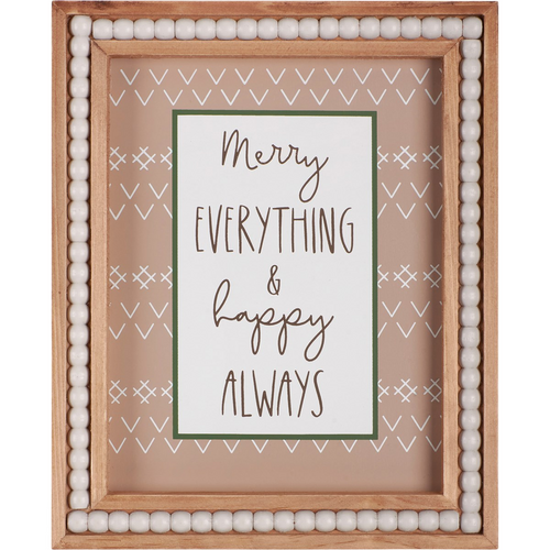 “Happy Always” Framed Wall Art