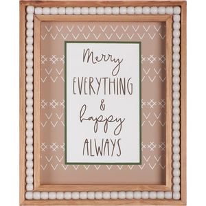 “Happy Always” Framed Wall Art