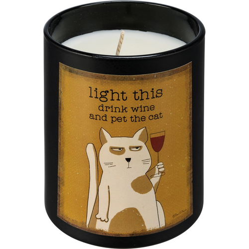 “Pet the Cat” Jar Candle