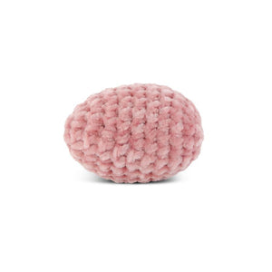 Pink Crocheted Easter Egg 2.5”