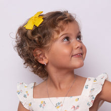 10mm Heart CZ Huggie Kids Earrings - Sterling Silver Cubic Zirconia Heart Childrens Hoop Earrings For Little Girls