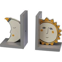 Sun and Moon Bookends