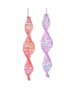 Candy Icicle Ornament 7.5”