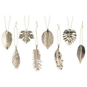 “Golden Leaf” Ornaments