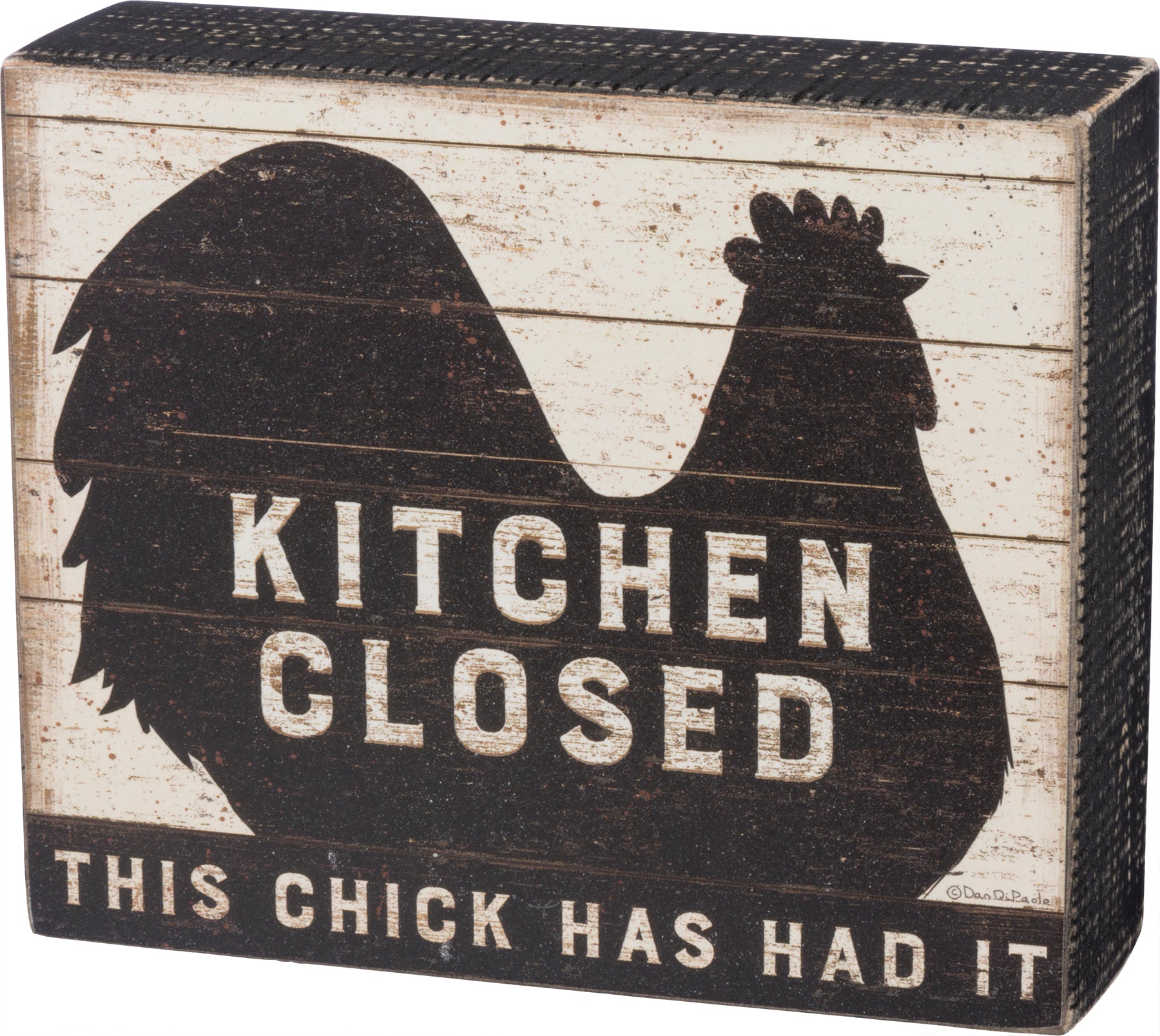 “Kitchen Closed” Box Sign