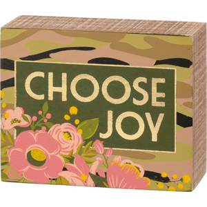 “Choose Joy” Box Sign