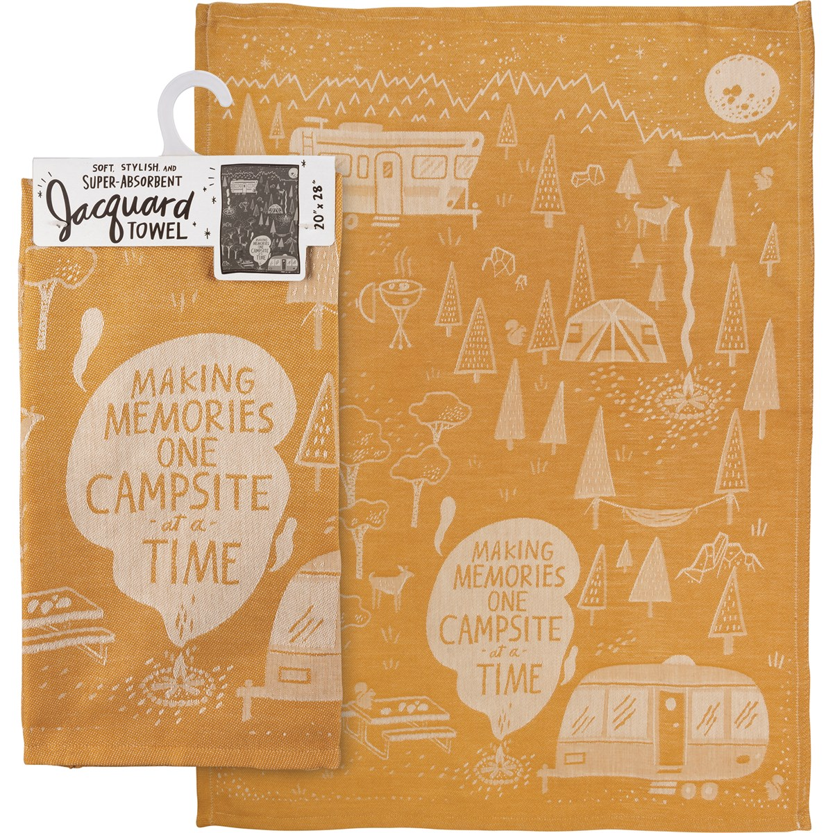 “Campsite Memories” Jacquard Kitchen Towel