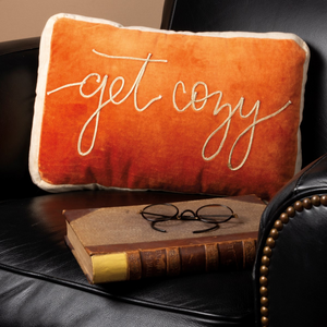 “Get Cozy” Fall Pillow