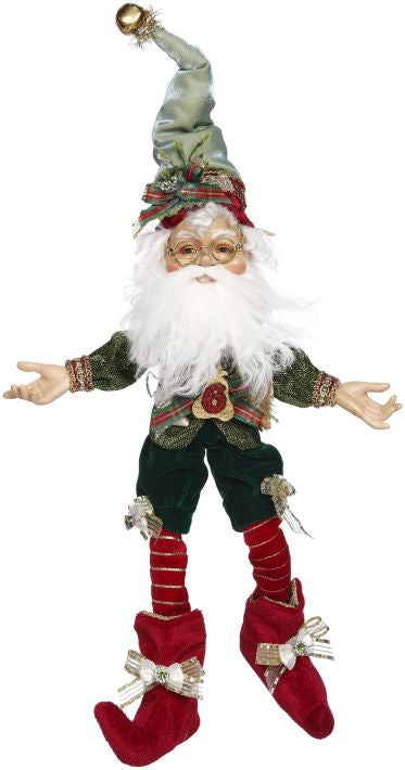 6 GEESE ARE LAYING NORTHPOLE ELF SMALL 12.5 INCH